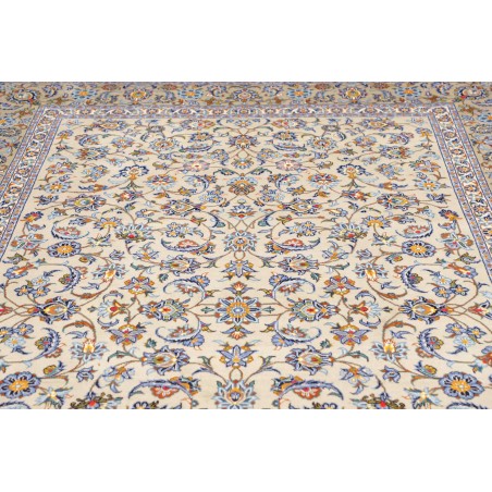 Tappeto Kashan Persia beige grigio 213x310