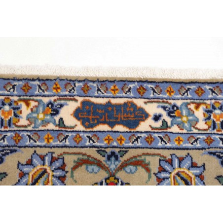 Tappeto Kashan Persia beige grigio 213x310