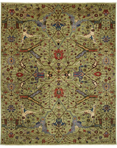 Tappeto Zigler Fine Pakistan bianco azzurro 256x312