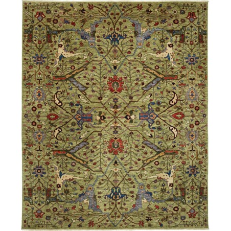 Tappeto Zigler Fine Pakistan bianco azzurro 256x312