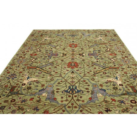 Tappeto Zigler Fine Pakistan bianco azzurro 256x312