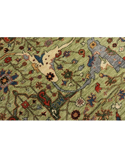 Tappeto Zigler Fine Pakistan bianco azzurro 256x312