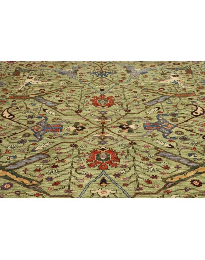 Tappeto Zigler Fine Pakistan bianco azzurro 256x312