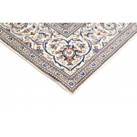 Tappeto Kashan Persia bianco grigio 200x308