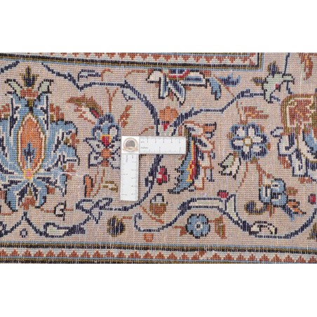 Tappeto Kashan Persia bianco grigio 200x308