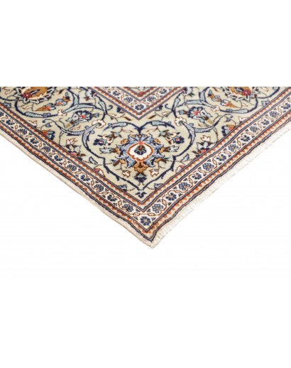Tappeto Kashan Persia bianco grigio 200x288