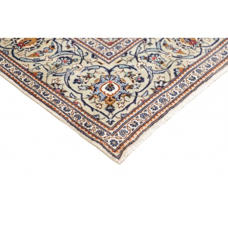 Tappeto Kashan Persia bianco grigio 200x288