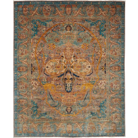 Tappeto Shahi Fine Pakistan azzurro bianco 200x242