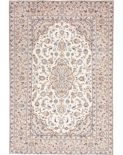 Tappeto Kashan Persia bianco 198x294