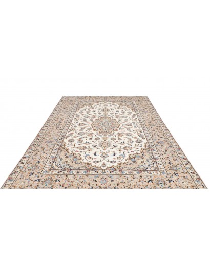 Tappeto Kashan Persia bianco 198x294