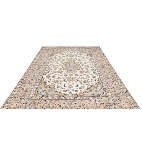 Tappeto Kashan Persia bianco 198x294