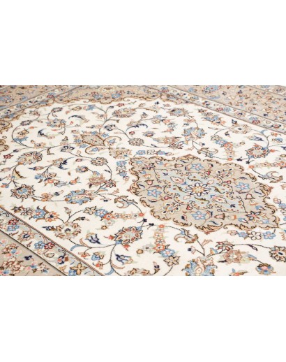 Tappeto Kashan Persia bianco 198x294