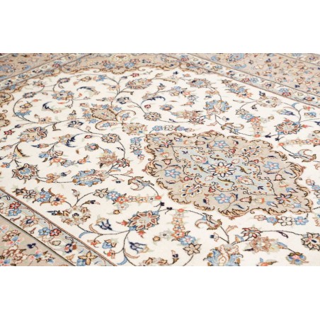 Tappeto Kashan Persia bianco 198x294
