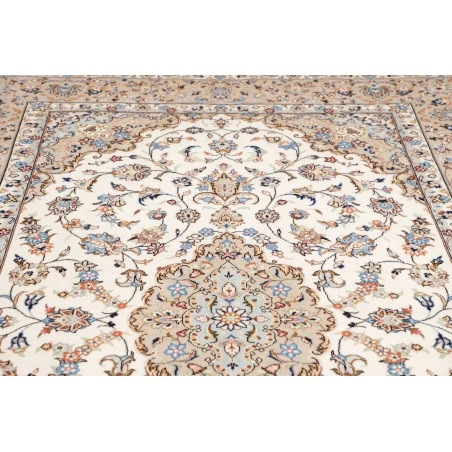 Tappeto Kashan Persia bianco 198x294