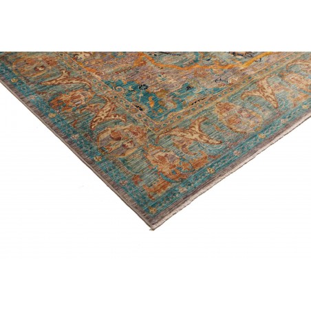Tappeto Shahi Fine Pakistan azzurro bianco 200x242