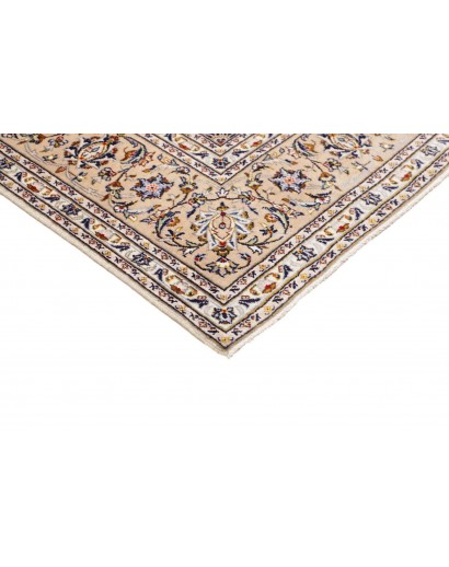 Tappeto Kashan Persia bianco grigio 198x292