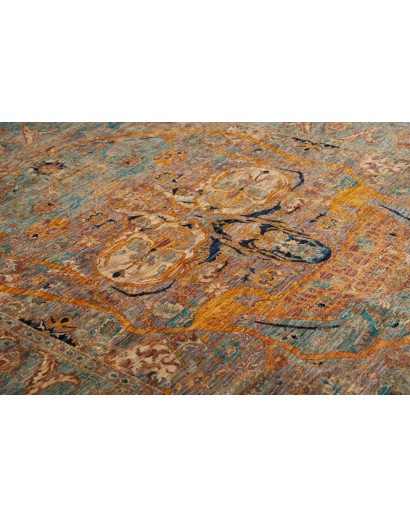 Tappeto Shahi Fine Pakistan azzurro bianco 200x242