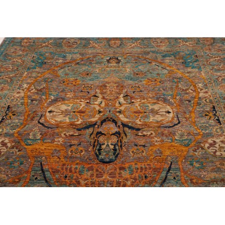 Tappeto Shahi Fine Pakistan azzurro bianco 200x242