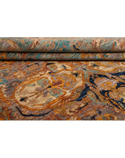 Tappeto Shahi Fine Pakistan azzurro bianco 200x242