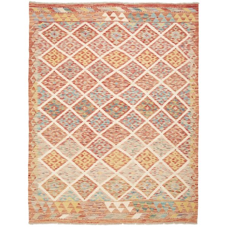 Tappeto Kilim Afghanistan marrone 155x202