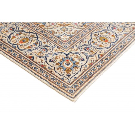 Tappeto Kashan Persia bianco grigio 200x296