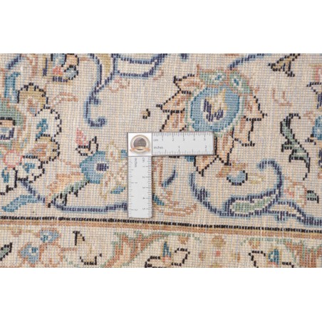 Tappeto Kashan Persia bianco grigio 197x302
