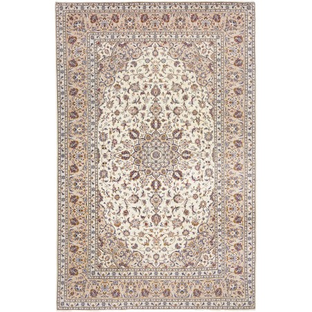 Tappeto Kashan Persia bianco 195x300