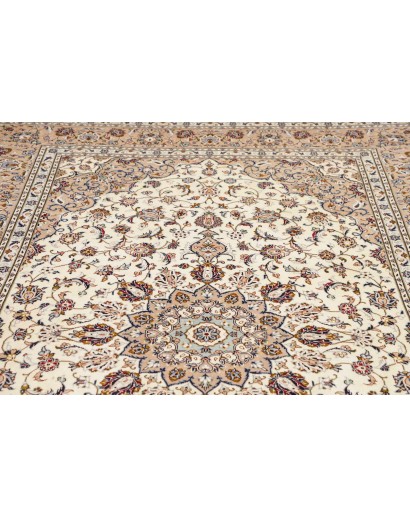 Tappeto Kashan Persia bianco 195x300