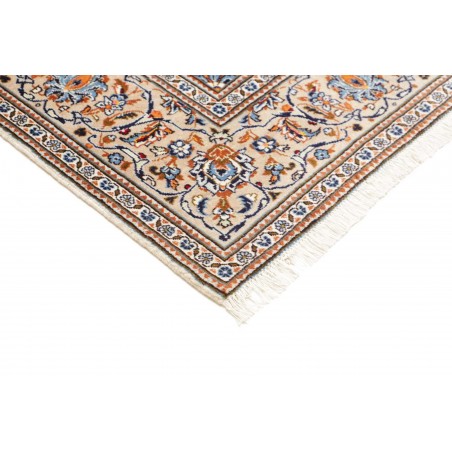 Tappeto Kashan Persia bianco grigio 198x303