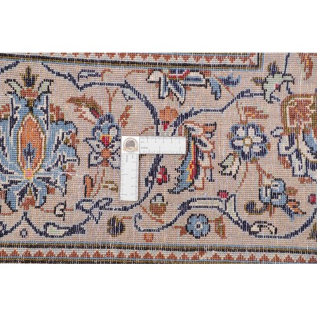 Tappeto Kashan Persia bianco grigio 198x303
