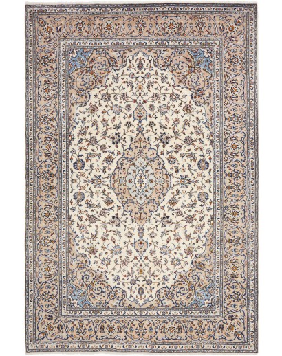 Tappeto Kashan Persia beige verde 205x310