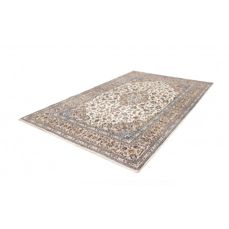 Tappeto Kashan Persia beige verde 205x310