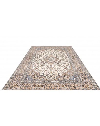 Tappeto Kashan Persia beige verde 205x310