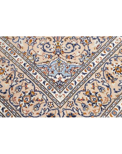 Tappeto Kashan Persia beige verde 205x310