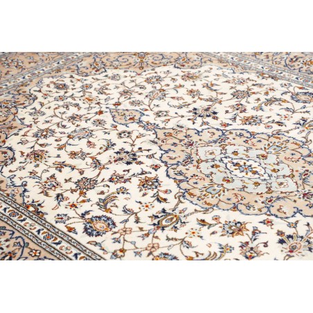 Tappeto Kashan Persia beige verde 205x310