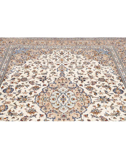 Tappeto Kashan Persia beige verde 205x310