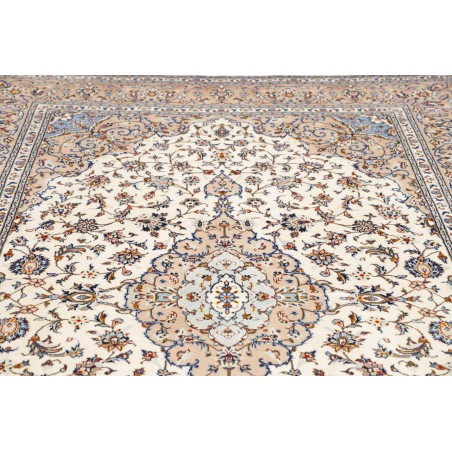 Tappeto Kashan Persia beige verde 205x310