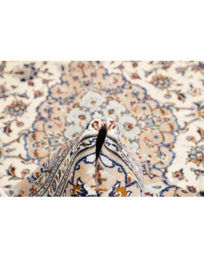Tappeto Kashan Persia beige verde 205x310
