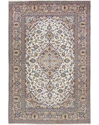 Tappeto Kashan Persia beige verde 200x305