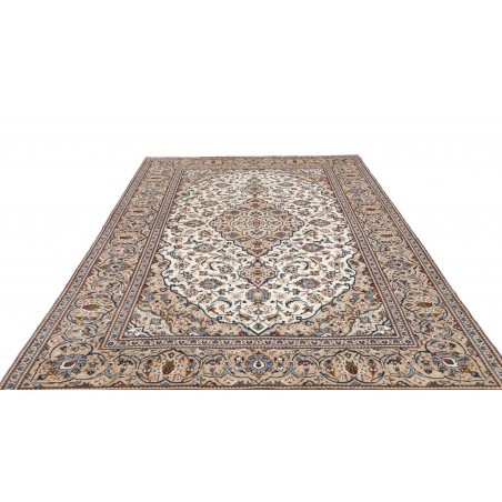 Tappeto Kashan Persia beige verde 200x305