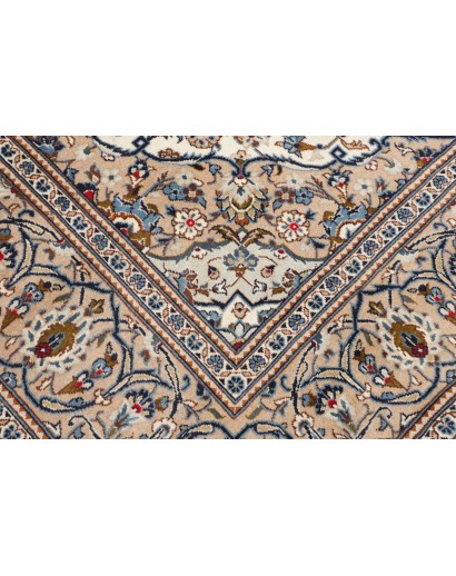 Tappeto Kashan Persia beige verde 200x305