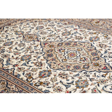 Tappeto Kashan Persia beige verde 200x305