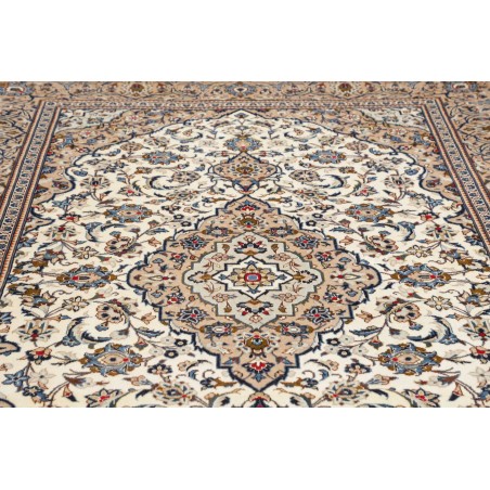 Tappeto Kashan Persia beige verde 200x305