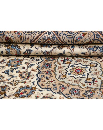 Tappeto Kashan Persia beige verde 200x305