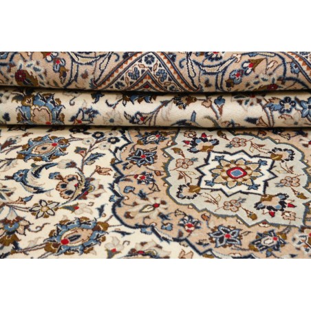 Tappeto Kashan Persia beige verde 200x305