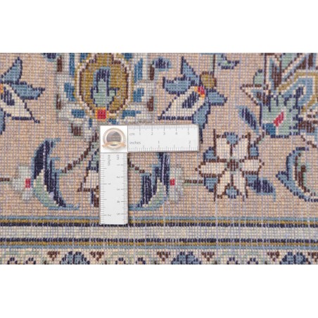 Tappeto Kashan Persia bianco azzurro 200x304