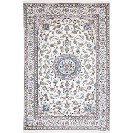 Tappeto Nain Kashmar Persia grigio 198x295