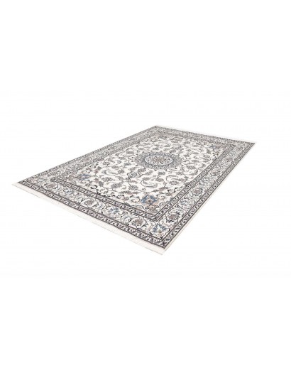 Tappeto Nain Kashmar Persia grigio 198x295