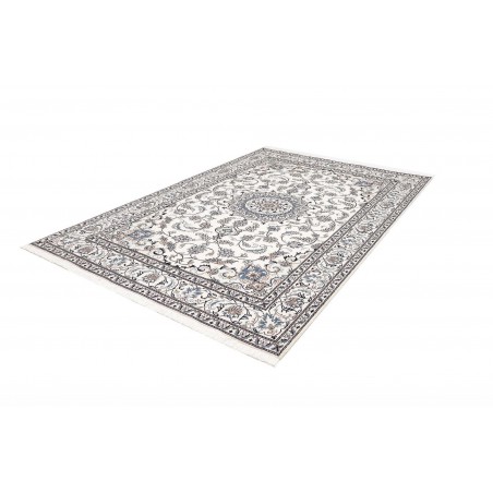 Tappeto Nain Kashmar Persia grigio 198x295
