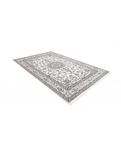 Tappeto Nain Kashmar Persia grigio 198x295